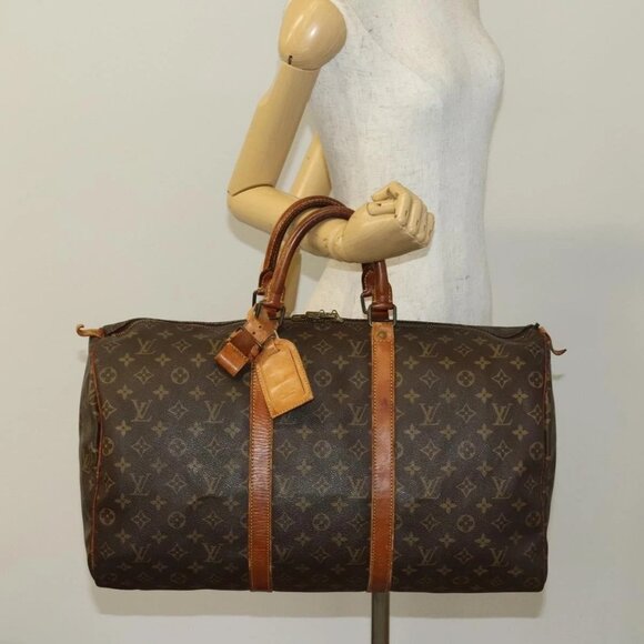LOUIS VUITTON Monogram Keepall 50 Boston Bag - Picture 1 of 16